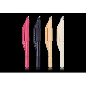 Disposable manual tattoo pen in professinal , yellow Microshading Handpiece and