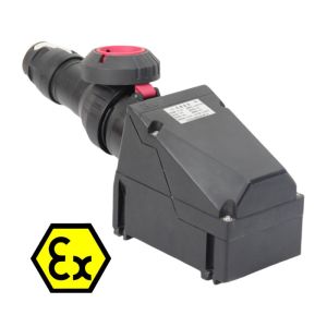 Explosion Proof Power Plug and Socket 16A 32A 63A 220VAC Anti Corrosion 4 Pins