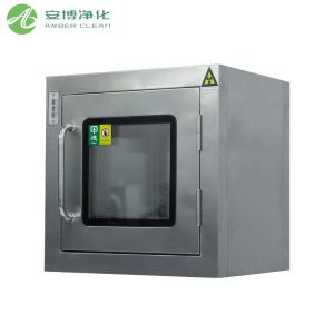 Stainless Steel Pass Box with UV Sterilization | Pharma & Laboratory Use
