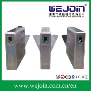 Buy cheap Electronic Flap Barrier Turnstile , Steel Barrier Gate WEJOIN OEM /ODM Barcode Scanner from wholesalers