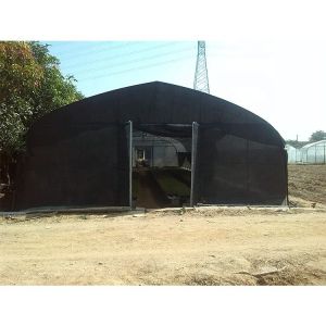 Film Type Mushroom Growing Greenhouse Customizable With High Shoulder Height