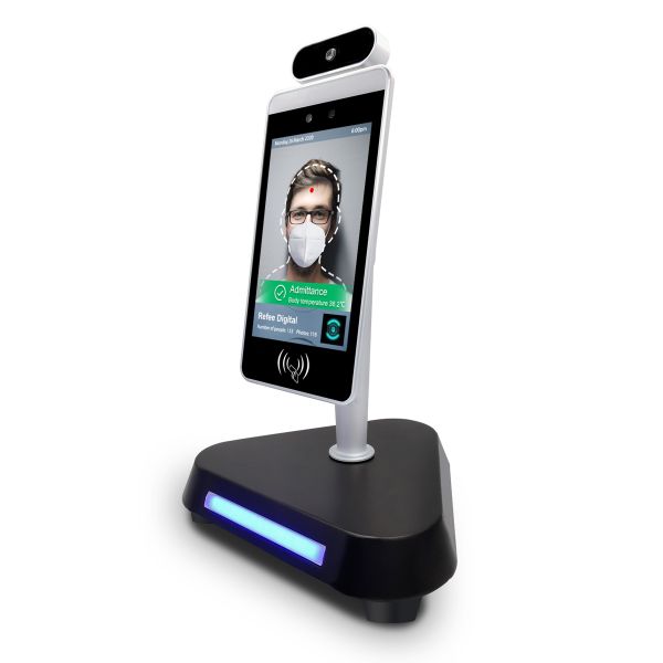 China IPS LCD Face Recognition Body Temperature Check Kiosk on sale China IPS LCD Face Recognition Body Temperature Check Kiosk on sale