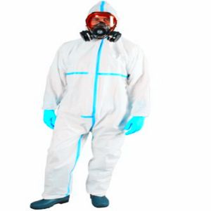 Buy cheap Cleanroom Chemical Medical Ppekit Disposable Hazmat Suit Coverall PPE from wholesalers