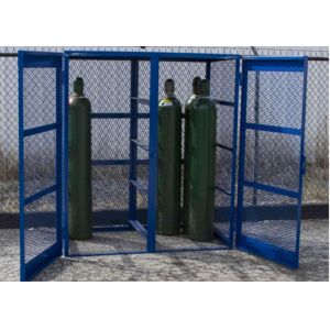 Buy cheap Customized Sizes / Colors Metal Gas Cylinder Cages Easy Install 800*900*430mm from wholesalers