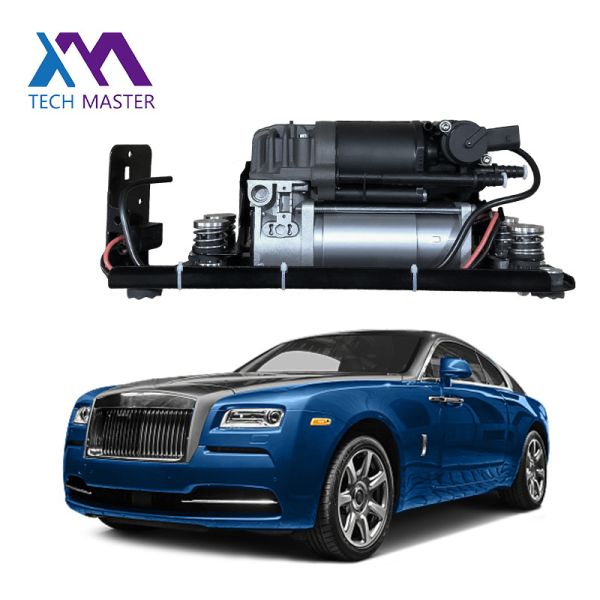 Buy cheap Rolls Royce Ghost Wraith Dawn Air Suspension Compressor 37206886059 New With Frame and Block from wholesalers