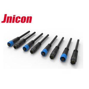 Buy cheap Blue And Black IP67 Waterproof Connector Molded With Wire 10A 300V Adapter from wholesalers