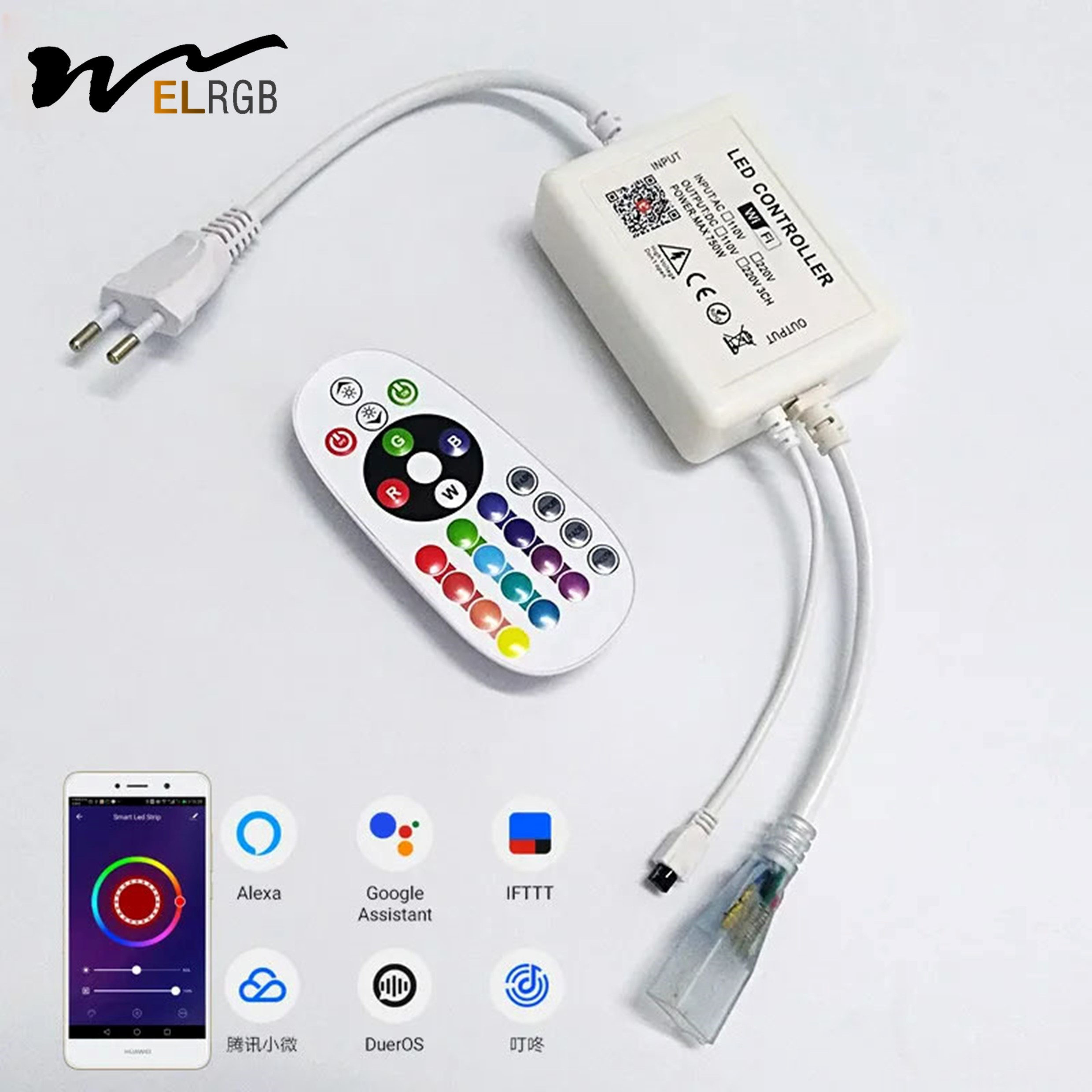 Buy cheap AC110V 220V Smart LED Strip Light Controller Zigbee Led Strip Controller from wholesalers
