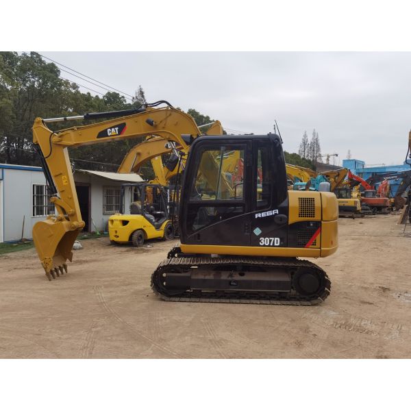 7Ton Mini Used CAT 307D Construction Excavators Equipment Machinery Engines Digger