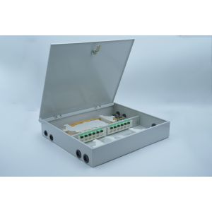 Buy cheap SC APC Fiber Termination Box Cold Rolled Steel 12 Ports 24c Wall Mount from wholesalers