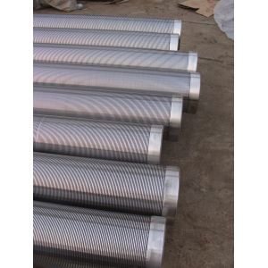 Buy cheap Stainless Steel Wire Wrapped Screen with 0.25mm Aperture 2.5kg/m2 Weight from wholesalers