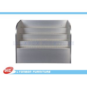 Buy cheap Silver Customized Advertisement Display Stands MDF With Logo Printing from wholesalers