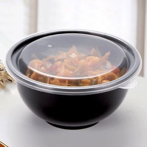 Buy cheap 48oz Black Disposable Takeout Containers Easy Open Plastic Food Container from wholesalers