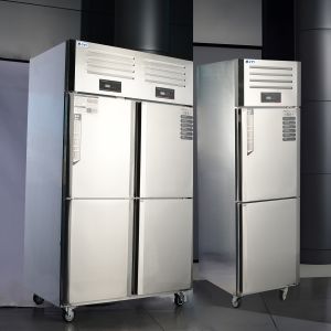 Buy cheap Upright Refrigerator Fridge Freezer Customized Dimensions and R600a/R290a product