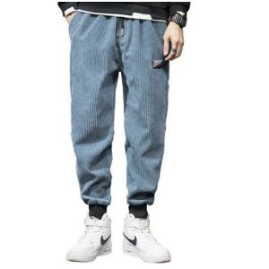 Buy cheap Custom Clothing Factory China Men'S Casual Corduroy Trousers Long Pants With Drawstring from wholesalers