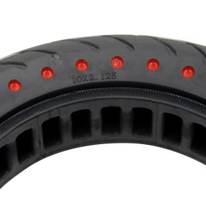 Buy cheap 10x2.125 Inches Red Dot Factory No-Flat Shock Absorption Airless Solid Tires for Xiaomi Electric Scooter Factory Accessories for from wholesalers