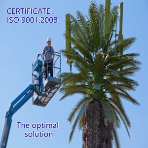 Buy cheap Palm Tree Fake Tree Cell Tower Camouflaged Telecommunication 5-80M from wholesalers