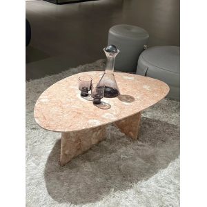 Buy cheap PinkShell Natural Marble Table Handcrafted For Versatile Applications from wholesalers