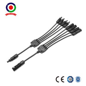 Buy cheap OEM 1500V 4 To1 Branch Solar Panel Cable PV Connector New Energy Accessories from wholesalers