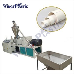 Buy cheap PVC Pipe Conical Twin Screw Extruder / Plastic Pipe Extruder Equipment from wholesalers