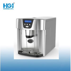 Buy cheap Home Table Top Stainless Steel Ice Maker With Water Dispenser product