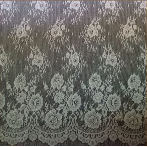 Buy cheap French  Eyelash Lace Fabric with cord  for Bridal Dress with Ivory color from wholesalers