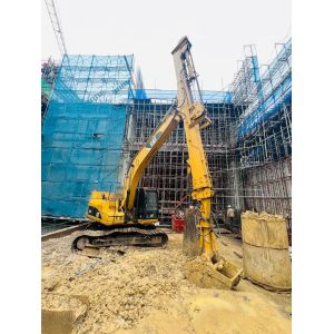 Buy cheap High Precision CAT320 Excavator Three-Stage Telescopic Arm BS900E For Deep Pit Engineering from wholesalers