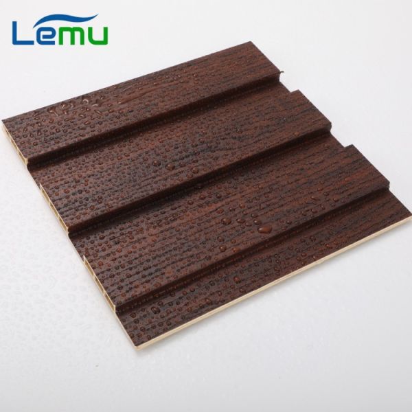 Quality Indoor Fluted Wall Panel Marmol Decorate Interior Panels for Wall Decoration PVC Bamboo for sale