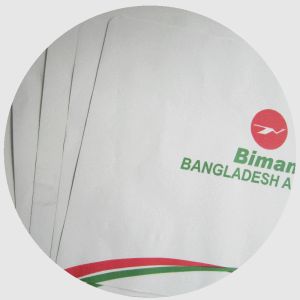 Buy cheap AIRLINE SICKNESS BAG, WITH SEALED, WHITE COLOR WITH CLIENT'S REQUESTED LOGO product