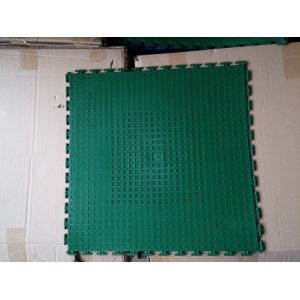 PVC studed visible joint interlocking floor tiles 500