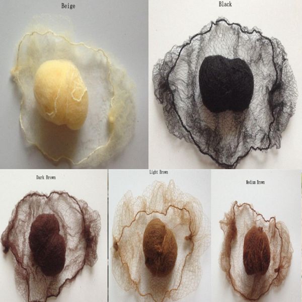 Quality Nylon Mesh Light / Heavy Wigs Disposable Hair Nets Invisible for sale