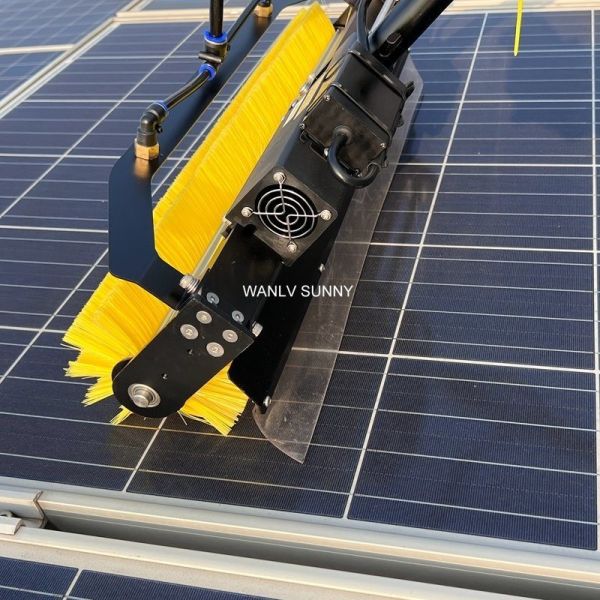 Buy cheap Waterless/Water Solar Panel Cleaning Machine with Telescopic Handle and Customization from wholesalers