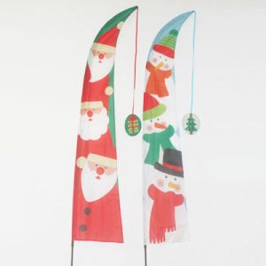 Buy cheap Christmas Garden Flag Sant Claus and Snowman from wholesalers