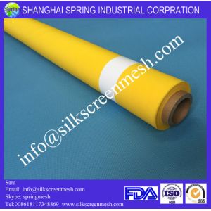 Buy cheap screenprinting mesh 90T white/yellow 100% monofilament polyester mesh from wholesalers