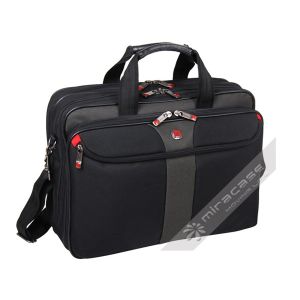 Miracase Man 100% Nylon Black Business Carry Bag for Laptop, Polyester Inner