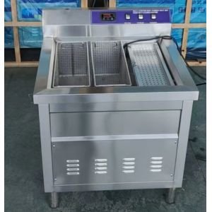 Buy cheap Large capacity tomato washing machine 0.1t/h air bubble fresh fruits and vegetable washer machine from wholesalers