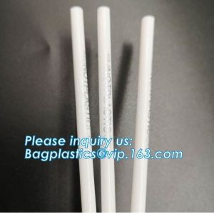 Custom PLA drinking straws Recycled Biodegradable drinking straws,Biodegradable