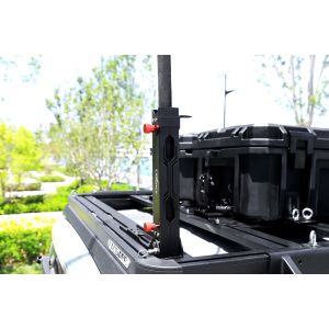 Rust-Resistant Aluminum 323X78X86mm Flagpole Support Bracket for Jeep Multifunct