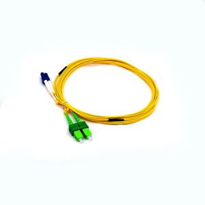 Buy cheap Simplex G652D 2.0mm 1m SC APC To SC UPC Fiber Optic Patch Cord from wholesalers