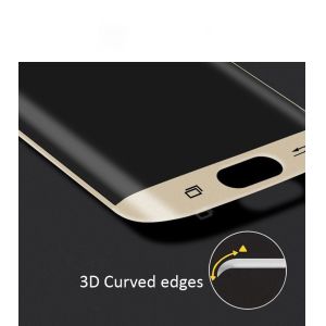 Samsung Galaxy S6 Edge tempered glass screen protector Edge to Edge full