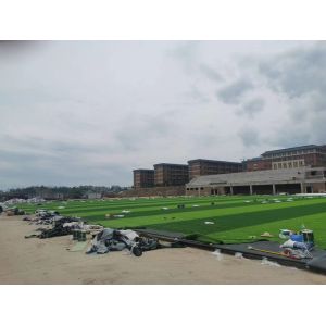 Advanced Weaving Technique Synthetic Grass Field With Disease Resistant Yarn