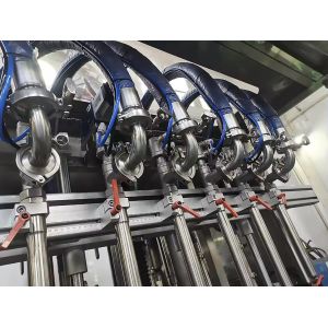 Buy cheap Automatic Linear Piston Laundry Detergent Solution Filling Machine Manufacturing Plant from wholesalers