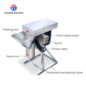 Buy cheap Silvery Single Tube Capsicum Potato Masher Machine , Ginger And Garlic Paste Making Machine from wholesalers