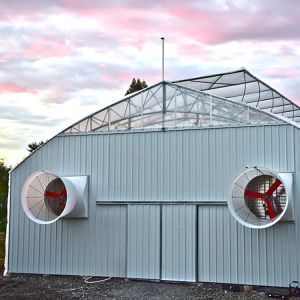 Buy cheap Multi Span Fabric Automated Blackout Greenhouse / Light Deprivation System from wholesalers