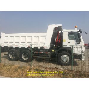 Heavy Duty Tipper Trucks 336 Hp Double Axle Dump Truck Manual 18m3 - 22m3