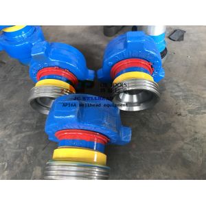 Buy cheap PR2 Surface Well Testing Equipment 6000psi Wellhead Hammer Union Crossover from wholesalers