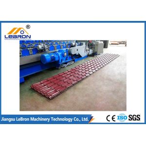Buy cheap High Efficiency Glazed Tile Roll Forming Machine Coated Chrome 16 Roller from wholesalers