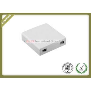 Buy cheap 2 Core / Port Fiber Optic Termination Box Wall Mounted With SC Adapter from wholesalers