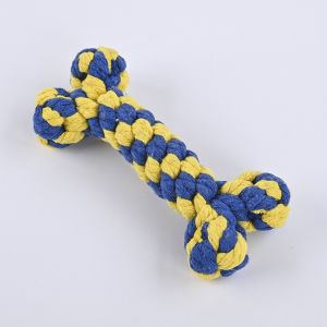 Buy cheap Cotton Rope Bone Dog Toy For Tooth Cleaning Anti Biting Dog Bones For Aggressive Chewers from wholesalers