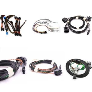 OEM 9007 H4 Socket Harness Cable for Home Appliance Tube PVC Headlamp Wire