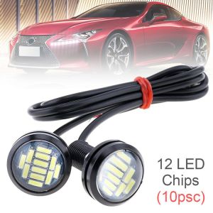 High Power 12v Motorcycle LED Headlights 23MM-4014 Lens Highlight Eagle Eye Led